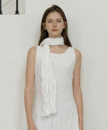 REORG（リオルグ）の「GIR WRINKLE SCARF WHITE（バンダナ/スカーフ）」