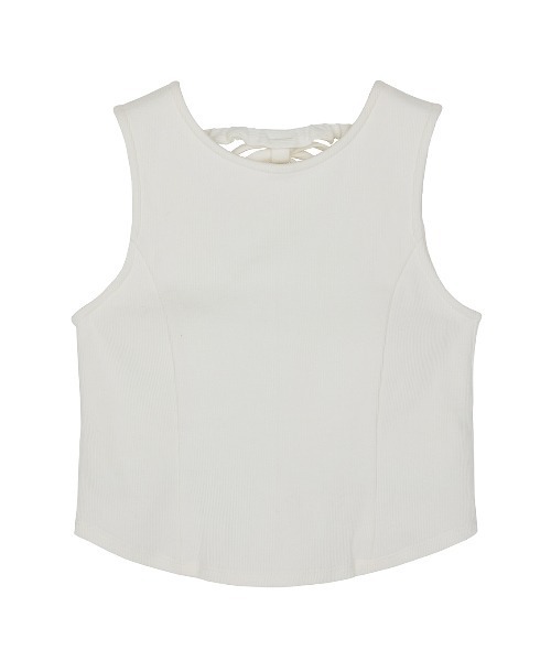 Ameri(アメリ)の「MEDI SWEET BACK STYLE CUP TOP(タンクトップ・レディース・ホワイト/ブラック/オレンジ・MEDIUM/SMALL)」の12枚目の写真