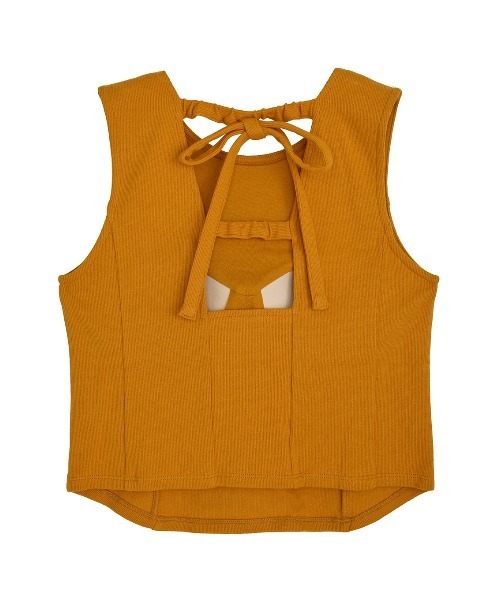 Ameri(アメリ)の「MEDI SWEET BACK STYLE CUP TOP(タンクトップ・レディース・ホワイト/ブラック/オレンジ・MEDIUM/SMALL)」の18枚目の写真