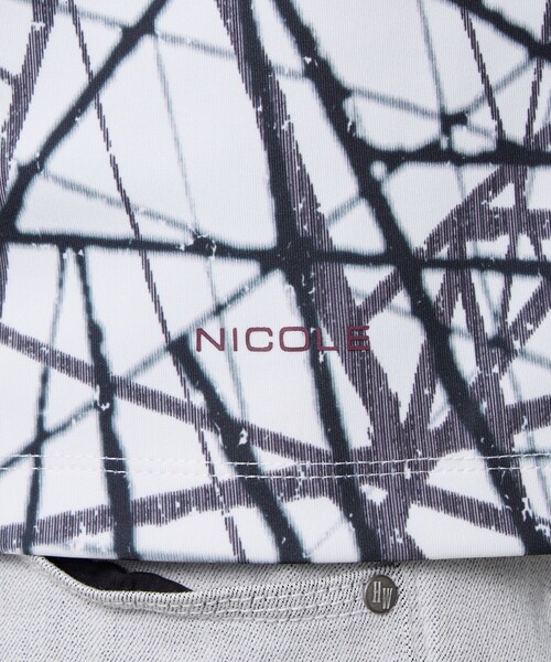 HIDEAWAYS NICOLE(ハイダウェイニコル)の「アラカルト総柄プリント半袖Tシャツ(Tシャツ/カットソー・メンズ・その他2/ホワイト・XL/L/M)」の7枚目の写真