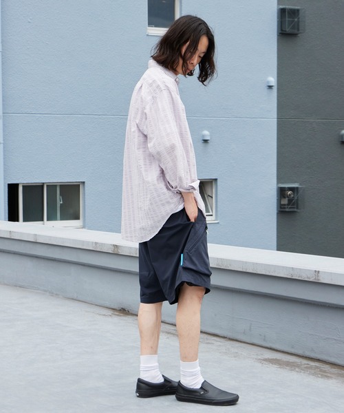 Liberaiders（リベレイダース）の「Liberaiders/リベレイダース DOTAIR UTILITY SHORTS ドットエア チェック柄 ショーツ ハーフパンツ メンズ 2026年 夏 夏服（その他パンツ・メンズ・ブラック・S/M/L）」の11枚目の写真
