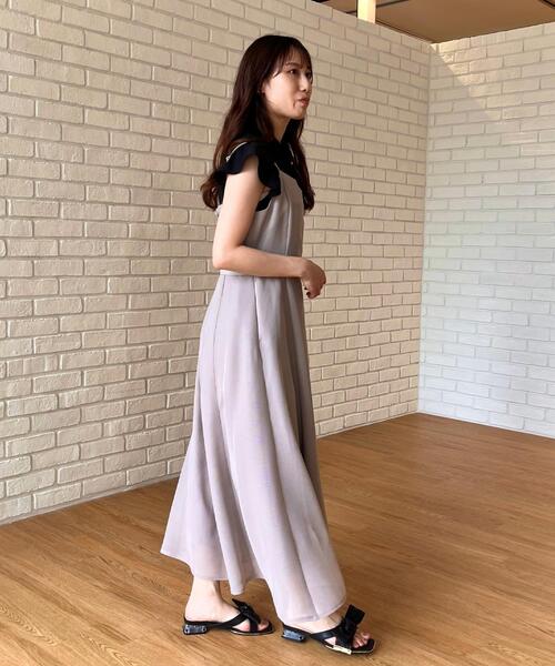 couture brooch(クチュールブローチ)の「【洗える】メッシュ キャミワンピース(ワンピース・レディース・ブラウン系その他/ブラック・36/38/40/42)」の14枚目の写真