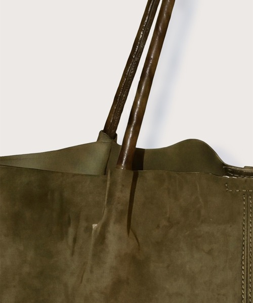 kiehtova(キエトヴァ)の「【kiehtova】FAUX SUEDE TOTE BAG/フォックススウェードトートバッグ KTAC7(トートバッグ・レディース・ブラウン/カーキ・FREE)」の8枚目の写真