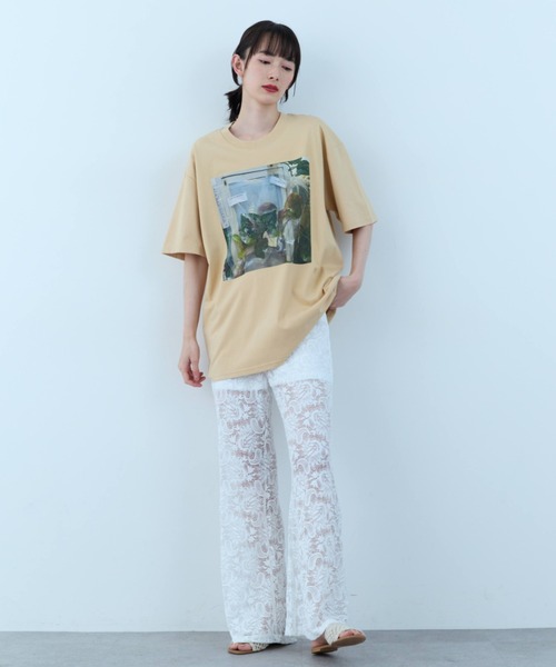flaeu(フラユ)の「Floral Lace Easy Pants(その他パンツ・レディース・ホワイト/ブラック・FREE)」の16枚目の写真