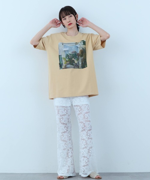 flaeu(フラユ)の「Floral Lace Easy Pants(その他パンツ・レディース・ホワイト/ブラック・FREE)」の15枚目の写真