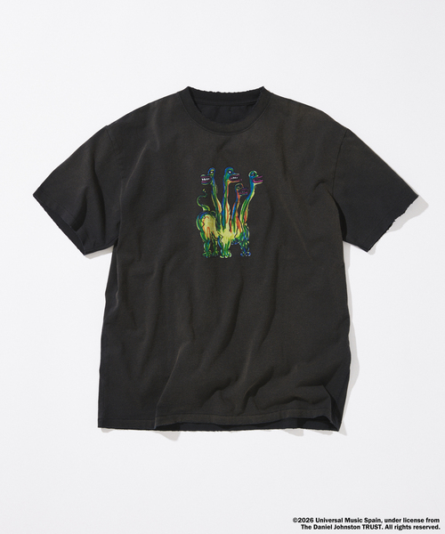 DANIEL JOHNSTON(ダニエルジョンストン)の「DANIEL JOHNSTON / ダニエル・ジョンストン 別注 プリント Tシャツ(Tシャツ/カットソー・メンズ・ホワイト/ブラック/ネイビー/ブラック系その他/ピンク系その他/イエロー・MEDIUM/LARGE)」の8枚目の写真