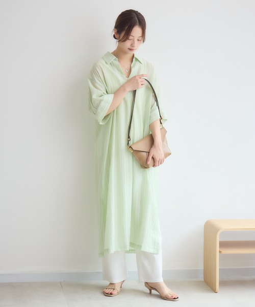 SAN HIDEAKI MIHARA(サンヒデアキミハラ)の「【SAN HIDEAKIMIHARA】メールバッグS(ショルダーバッグ・レディース・ベージュ/キャメル・MEDIUM)」の7枚目の写真
