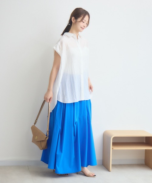 SAN HIDEAKI MIHARA(サンヒデアキミハラ)の「【SAN HIDEAKIMIHARA】メールバッグS(ショルダーバッグ・レディース・ベージュ/キャメル・MEDIUM)」の11枚目の写真