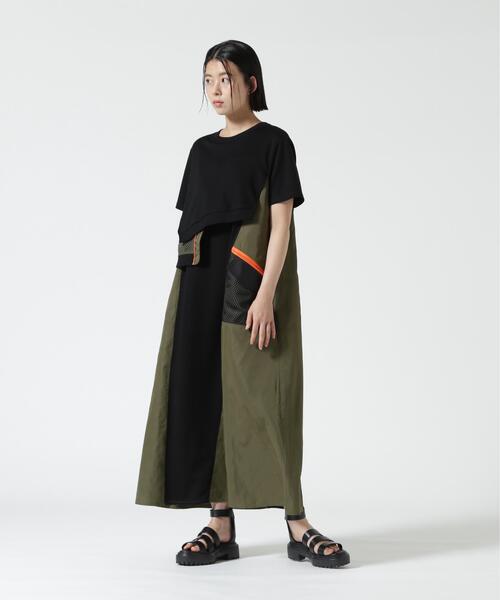 Risley（リズレー）の「Risley(リズレー) レイヤードワンピース（ワンピース・レディース・カーキ/ホワイト系2・F）」の11枚目の写真