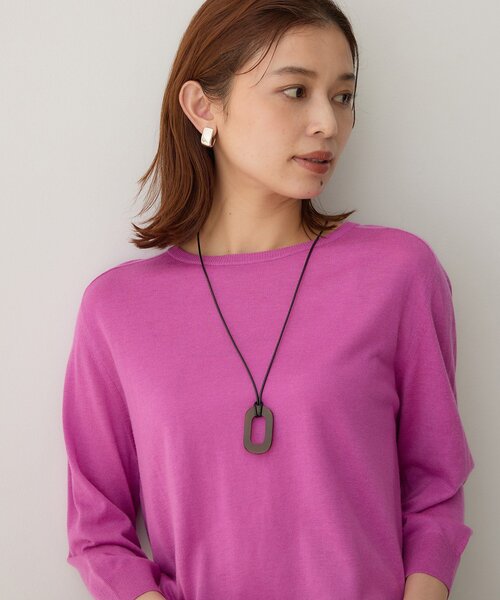UNTITLED(アンタイトル)の「バッファローホーンネックレス(ネックレス・レディース・ダークブラウン/ブラック・99)」の9枚目の写真