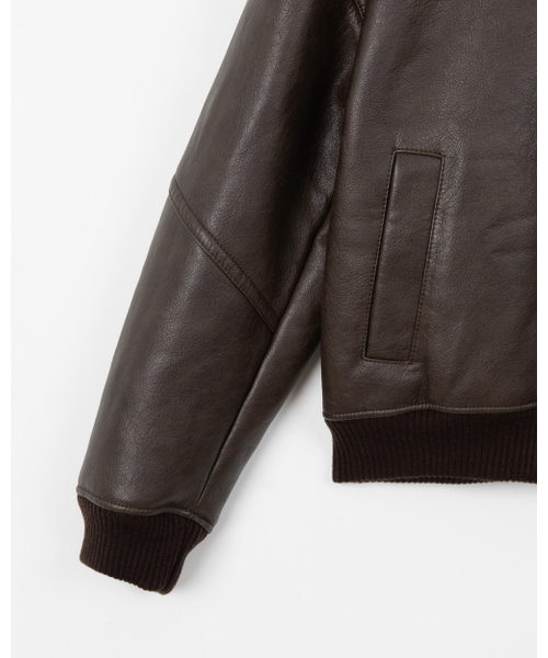 THEENDQUESTION(ジエンドクエスチョン)の「Hooded shearling jumper / BROWN(ライダースジャケット・レディース・その他・1/2)」の11枚目の写真