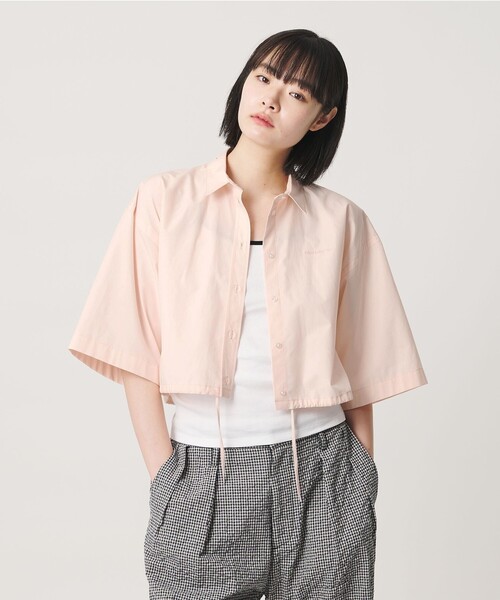NICE WEATHER(ナイスウェザー)の「<NICE WEATHER>タイプライター ショートスリーブシャツ(シャツ/ブラウス・レディース・ライトピンク/ライトブルー・M/S)」の21枚目の写真