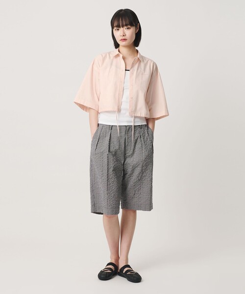NICE WEATHER(ナイスウェザー)の「<NICE WEATHER>タイプライター ショートスリーブシャツ(シャツ/ブラウス・レディース・ライトピンク/ライトブルー・M/S)」の22枚目の写真