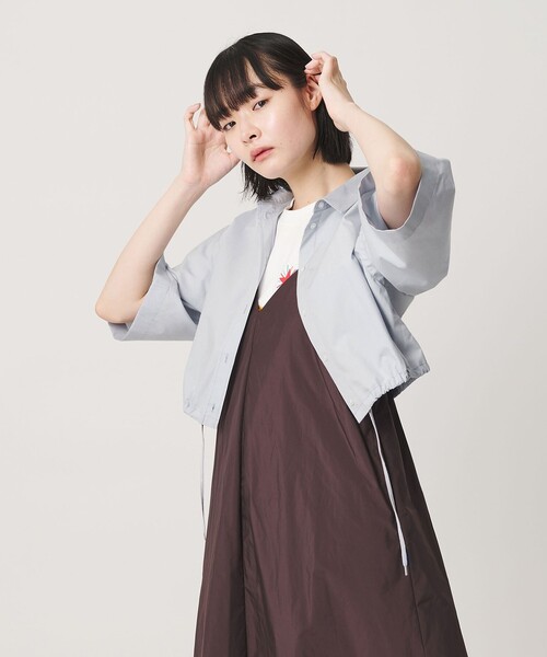 NICE WEATHER(ナイスウェザー)の「<NICE WEATHER>タイプライター ショートスリーブシャツ(シャツ/ブラウス・レディース・ライトピンク/ライトブルー・M/S)」の18枚目の写真