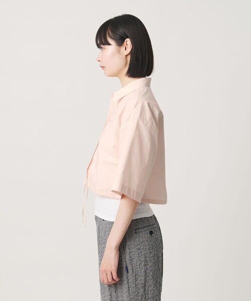 NICE WEATHER(ナイスウェザー)の「<NICE WEATHER>タイプライター ショートスリーブシャツ(シャツ/ブラウス・レディース・ライトピンク/ライトブルー・M/S)」の10枚目の写真