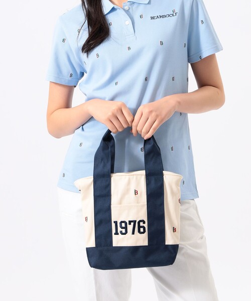 BEAMS GOLF(ビームスゴルフ)の「B-Teeロゴ カートバッグ(トートバッグ・レディース・ネイビー/オフホワイト・ONE SIZE)」の7枚目の写真