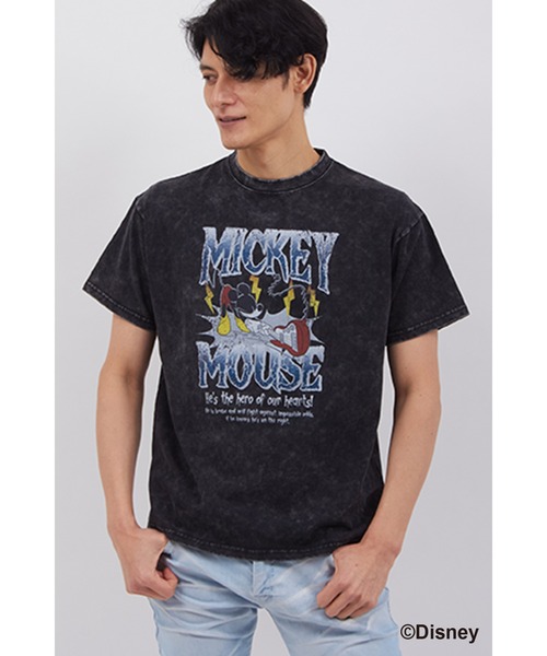 TORNADO MART(トルネードマート)の「TORNADO MART∴TORNADO MART/ミッキーマウス/Tシャツ(Tシャツ/カットソー・メンズ・ライトグレー/ブラック/チャコールグレー・M/L/LL)」の1枚目の写真
