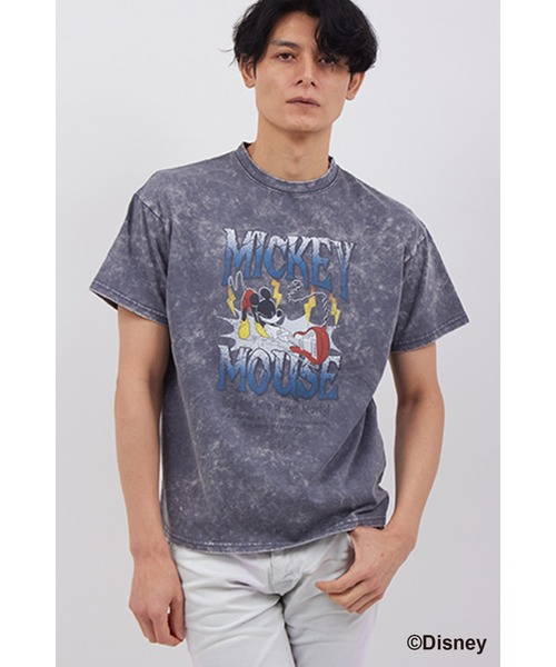 TORNADO MART(トルネードマート)の「TORNADO MART∴TORNADO MART/ミッキーマウス/Tシャツ(Tシャツ/カットソー・メンズ・ライトグレー/ブラック/チャコールグレー・M/L/LL)」の3枚目の写真