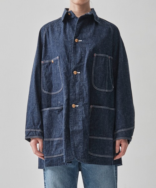 orSlow（オアスロウ）の「[orSlow/オアスロー]LOOSE FIT DENIM COVERALL（スカート・レディース・ブルー・FREE）」の4枚目の写真