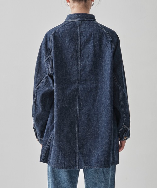 orSlow（オアスロウ）の「[orSlow/オアスロー]LOOSE FIT DENIM COVERALL（スカート・レディース・ブルー・FREE）」の6枚目の写真