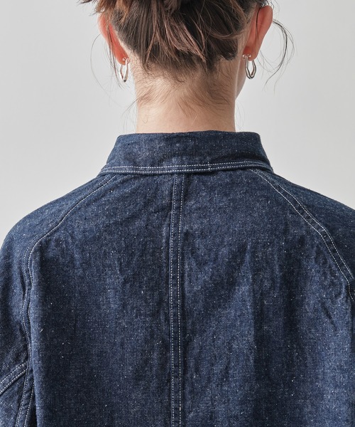 orSlow（オアスロウ）の「[orSlow/オアスロー]LOOSE FIT DENIM COVERALL（スカート・レディース・ブルー・FREE）」の8枚目の写真