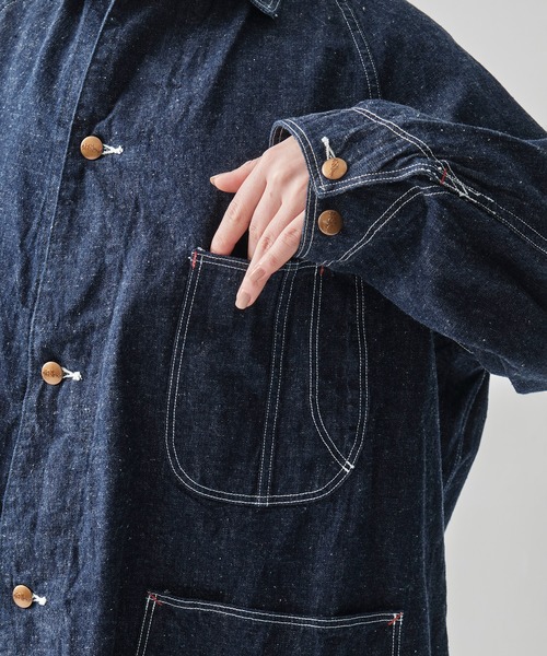 orSlow（オアスロウ）の「[orSlow/オアスロー]LOOSE FIT DENIM COVERALL（スカート・レディース・ブルー・FREE）」の10枚目の写真