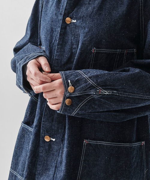 orSlow（オアスロウ）の「[orSlow/オアスロー]LOOSE FIT DENIM COVERALL（スカート・レディース・ブルー・FREE）」の7枚目の写真