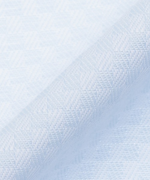 TOKYO SHIRTS(トウキョウシャツ)の「【超形態安定】 形態安定ノンアイロン ボタンダウン 半袖ビジネスワイシャツ(ビジネスシャツ・メンズ・サックスブルー・首回り39cm/首回り41cm/首回り42cm/首回り43cm/首回り37cm)」の5枚目の写真