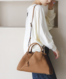 mica della valle | 《別注カラーあり》mica della valle/ミカデラヴァッレ obliqua boston grande(ボストンバッグ)