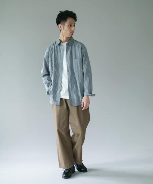 URBAN RESEARCH DOORS(アーバンリサーチドアーズ)の「1タックワイドストレートチノパンツ 26AW(その他パンツ・メンズ・ベージュ/ネイビー・MEDIUM/LARGE)」の6枚目の写真