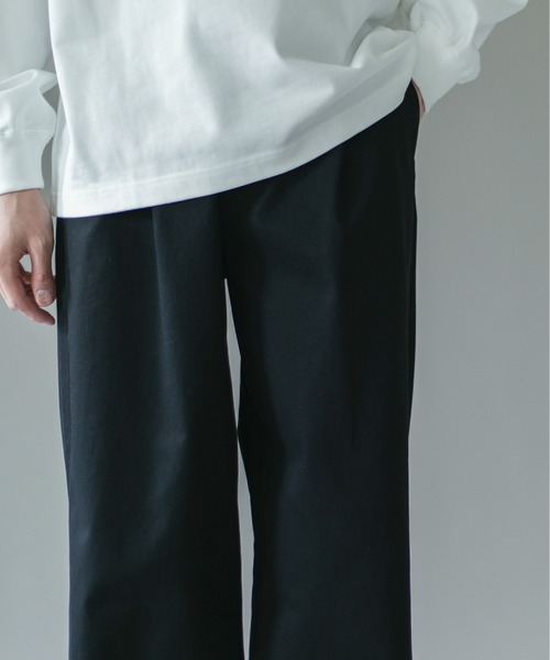 URBAN RESEARCH DOORS（アーバンリサーチドアーズ）の「1タックワイドストレートチノパンツ（チノパンツ・メンズ・ベージュ/ネイビー・MEDIUM/LARGE）」の5枚目の写真