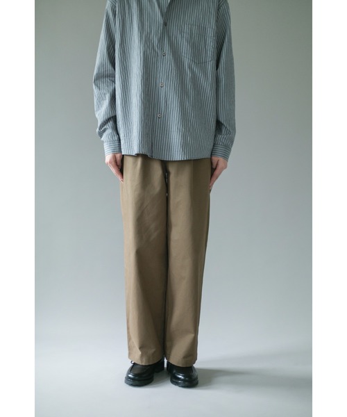URBAN RESEARCH DOORS（アーバンリサーチドアーズ）の「1タックワイドストレートチノパンツ（チノパンツ・メンズ・ベージュ/ネイビー・MEDIUM/LARGE）」の13枚目の写真