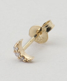 【Otiumberg./オティウムバーグ】 Diamond Moon Studs