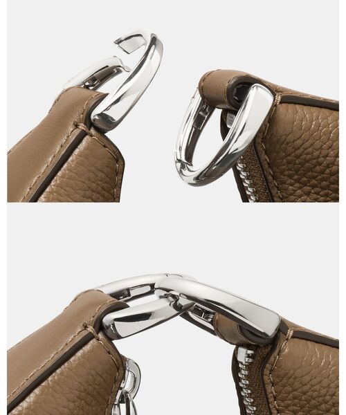 kate spade new york(ケイトスペード ニューヨーク)の「ケーエスデュオ ラージ クロスボディ バッグ(ショルダーバッグ・レディース・ベージュ・ONESIZE)」の12枚目の写真