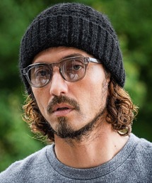 CAMBIO（カンビオ）の「mko13761-Feather Cable Knit Watch Cap ニットワッチ(OP-262-BO021)（ニットキャップ/ビーニー）」