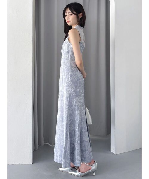 dazzlin（ダズリン）の「チュールショールジャカードドレス（ドレス・レディース・チャコールグレー/ブルー/ピンク・SMALL/MEDIUM）」の15枚目の写真
