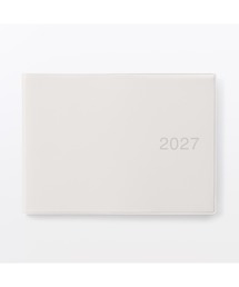 無印良品（ムジルシリョウヒン）の「B5ハーフサイズスケジュール帳 マンスリー/ウィークリー 2026年12月始まり 月曜始まり ホワイトグレー（手帳/メモ帳）」