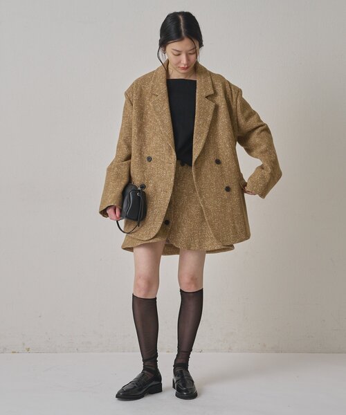 Omekashi(オメカシ)の「ツイードミニスカート(スカート・レディース・チャコールグレー/ベージュ・38/36)」の14枚目の写真