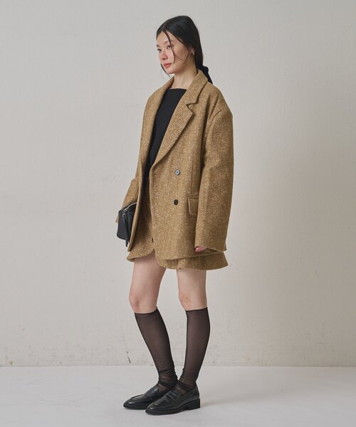 Omekashi(オメカシ)の「ツイードミニスカート(スカート・レディース・チャコールグレー/ベージュ・38/36)」の15枚目の写真