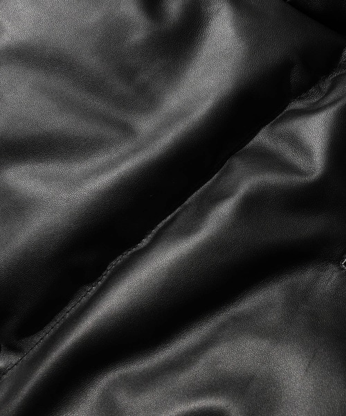 AVIREX(アヴィレックス)の「《別注》【AVIREX for ADAM ET ROPE'】レザーダウンジャケット(ダウンジャケット/コート・メンズ・ブラック・S/M/L)」の17枚目の写真
