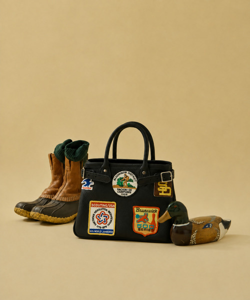 HERITAGE LEATHER(ヘリテージレザー)の「HERITAGE LEATHER / ヘリテージレザー 別注 レザー HL 25-ブラック(トートバッグ・メンズ・ブラック・FREE)」の1枚目の写真