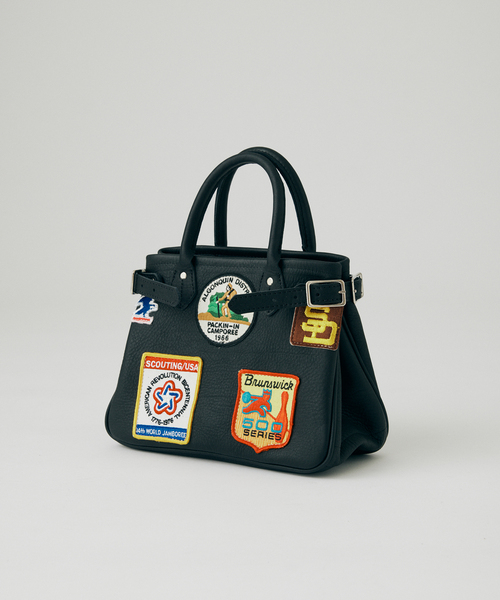 HERITAGE LEATHER(ヘリテージレザー)の「HERITAGE LEATHER / ヘリテージレザー 別注 レザー HL 25-ブラック(トートバッグ・メンズ・ブラック・FREE)」の2枚目の写真