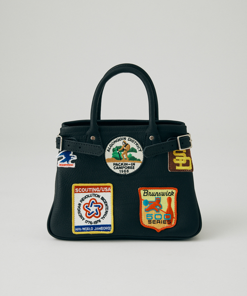 HERITAGE LEATHER(ヘリテージレザー)の「HERITAGE LEATHER / ヘリテージレザー 別注 レザー HL 25-ブラック(トートバッグ・メンズ・ブラック・FREE)」の3枚目の写真