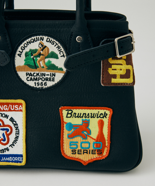 HERITAGE LEATHER(ヘリテージレザー)の「HERITAGE LEATHER / ヘリテージレザー 別注 レザー HL 25-ブラック(トートバッグ・メンズ・ブラック・FREE)」の4枚目の写真