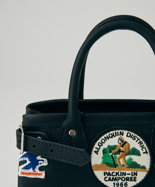 HERITAGE LEATHER(ヘリテージレザー)の「HERITAGE LEATHER / ヘリテージレザー 別注 レザー HL 25-ブラック(トートバッグ・メンズ・ブラック・FREE)」の5枚目の写真