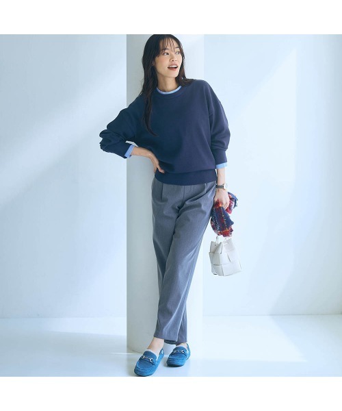 Belle Maison(ベルメゾン)の「配色ニット【乾燥機OK】(ニット/セーター・レディース・キャメル/チャコール/ブルー・S/L/M)」の11枚目の写真