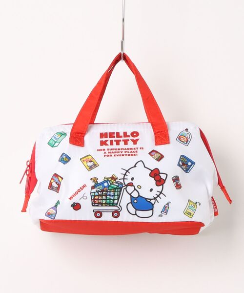 sanrio(サンリオ)の「〈SANRIO/サンリオ〉ハローキティ スーパーマーケット がま口ランチバッグM KGA1(エコバッグ/サブバッグ・レディース・ホワイト×レッド・ONE SIZE)」の10枚目の写真