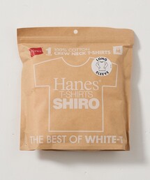 【WEB限定】<Hanes>SHIRO 長袖 Tシャツ