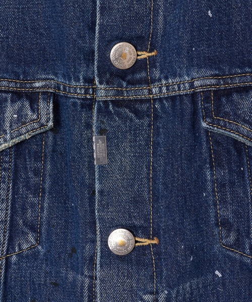 CRIMIE(クライミー)の「BRON FREE SELVEDGE GARAGE USED DENIM TYPE III JACKET - INDIGO MADE IN JAPAN(デニムジャケット・メンズ・インディゴブルー・XXL/XL/L/M/S)」の5枚目の写真