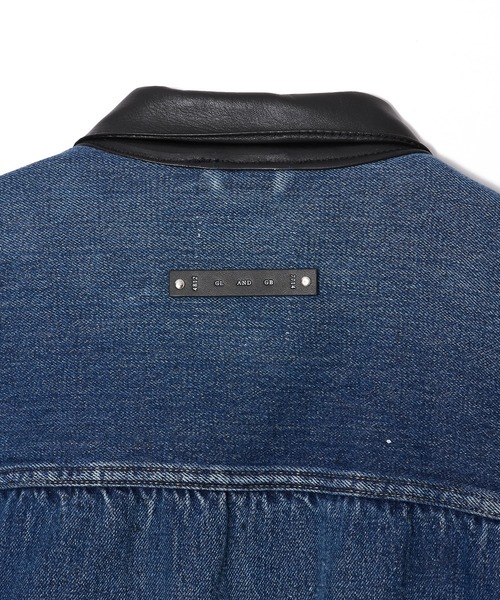 CRIMIE(クライミー)の「BRON FREE SELVEDGE GARAGE USED DENIM TYPE III JACKET - INDIGO MADE IN JAPAN(デニムジャケット・メンズ・インディゴブルー・XXL/XL/L/M/S)」の7枚目の写真